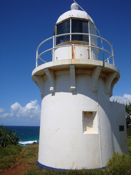Fingal Head Lighthouse, only 7 metres tall.