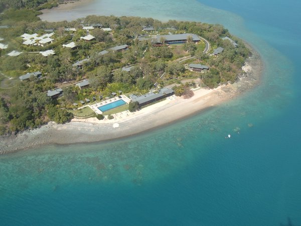 Some of the houses on Hamilton Island