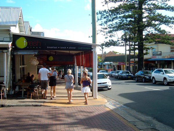 Some of the streets and shops of Byron