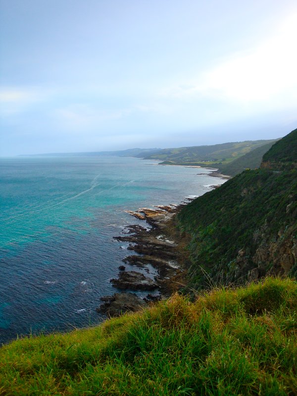 The Great Ocean Road between Lorne and Apollo Bay