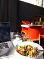 And another work break down at the local cafe. Love that you can eat outside during winter.
