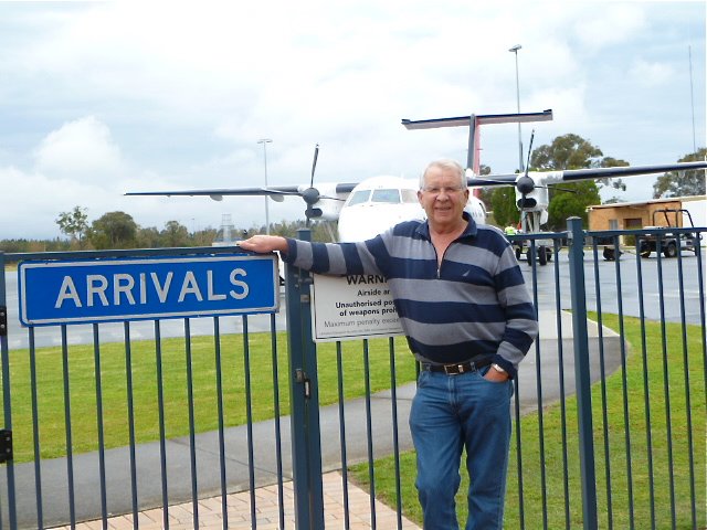 Edder having jsut arrived in Port Macquarie from Vancouver to LA to Sydney to Port Mac