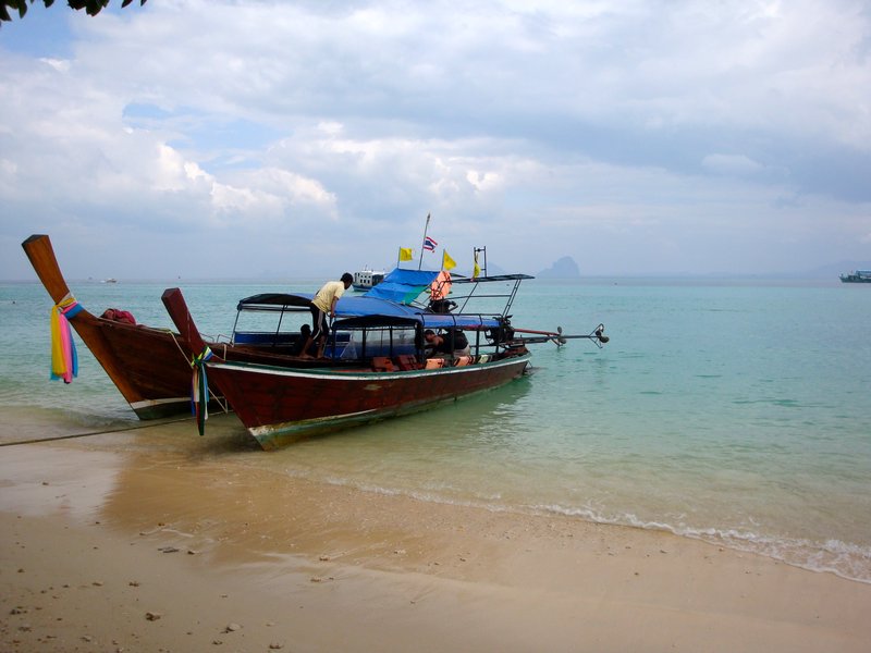 Long Tail boat on Ko Ngai