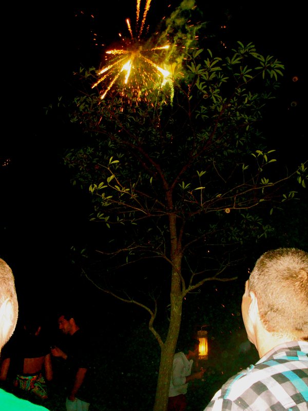 And some more Thai fireworks (although this time they were smart enough not to give them to all the guests unfortunately)
