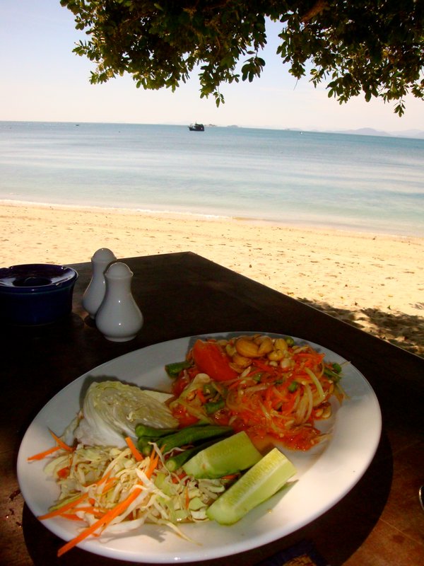 The best Papaya Salad – so spicy but so good!
