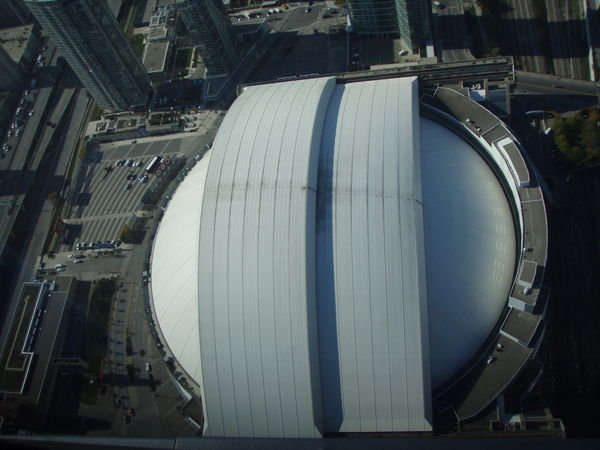 Top of Blue Jay Stadium from CN Tower