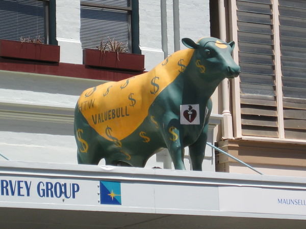 An advert bull.