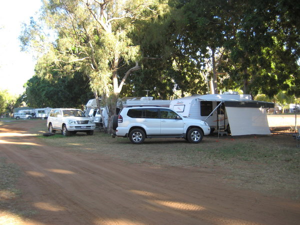 Kununurra Showground camp - away from the snake...