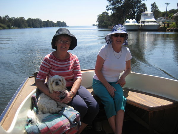our boat trip with Carole.