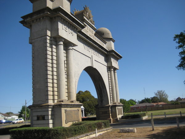 War memorial arch in Ballarat