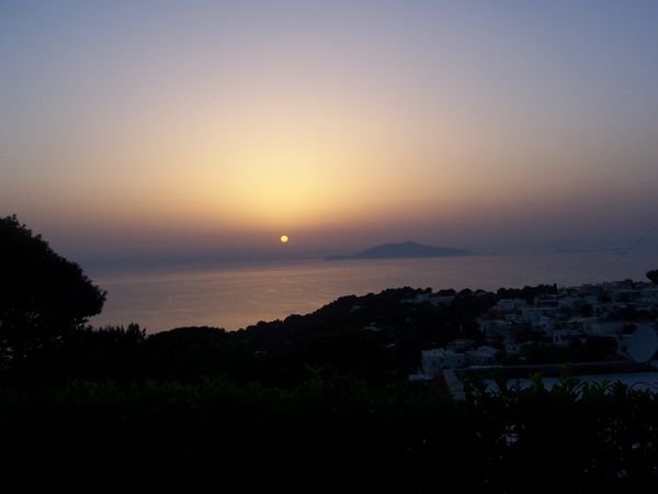 Sunset over the Bay of Naples