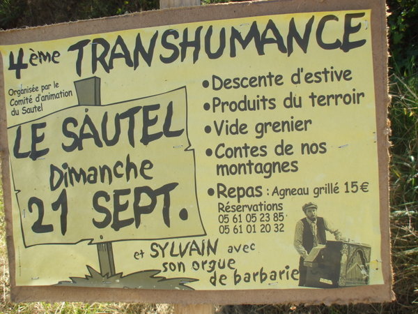 An invitation to Le Sautel