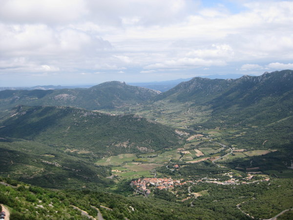The sort of views both Karen and Emily had in the Pyrenees Orientales...
