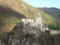 The Cathar castle at Usson, seen on the way home