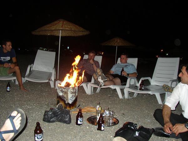 our bonfire in Assos