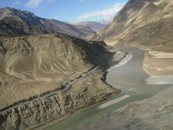 Indus river on the Leh Kargil route