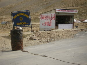 Sarchu - Himachal ends and Ladakh begins !