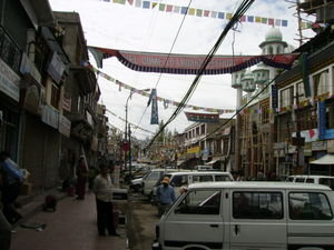 Main bazaar in Leh - as bad as any modern city