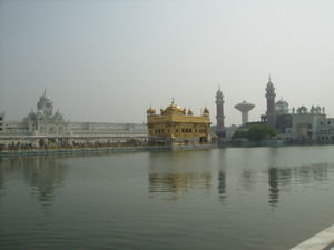 Another spectacular view of the Golden temple at Amritsar !
