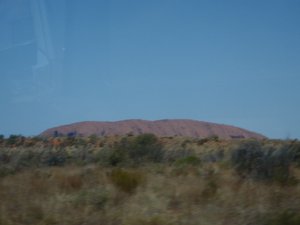 First view of Uluru