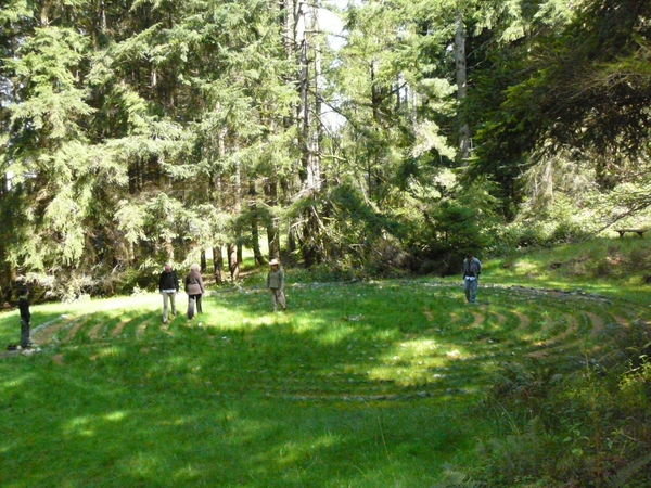 meditation labyrinth at Whidbey Institute