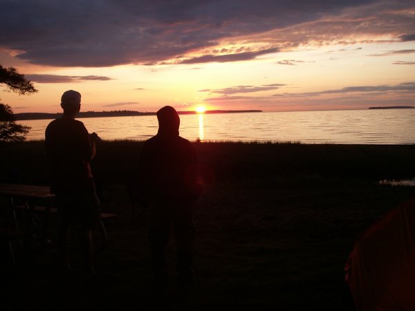 Alex, John, & Munising Sunset
