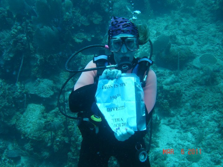 Gayle's 150th Dive