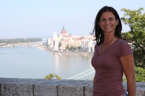 Dana at Royal Palace, Budapest