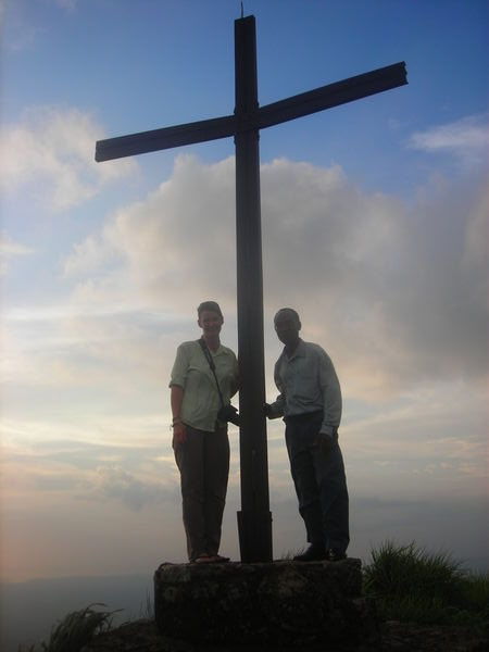 Kim & Paulo atop Gemi Mountain