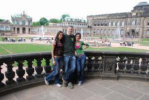 Carla, Geri and I in Dresden