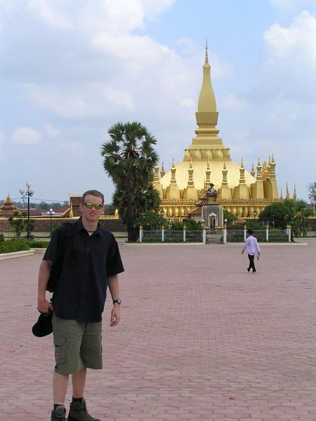Me in front of Pha That Luang
