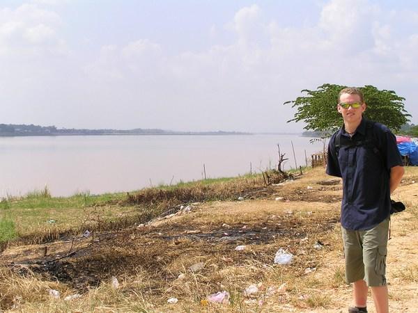 Me by the mighty Mekong River