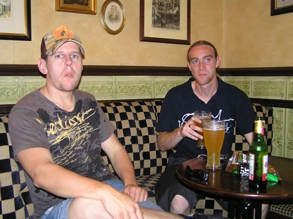 Az and Shane at the Pub