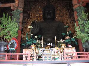 The bronze Buddha at Todaiji