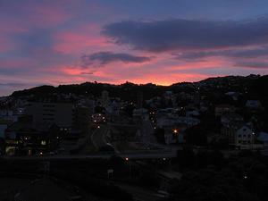 Sunset Over Wellington...