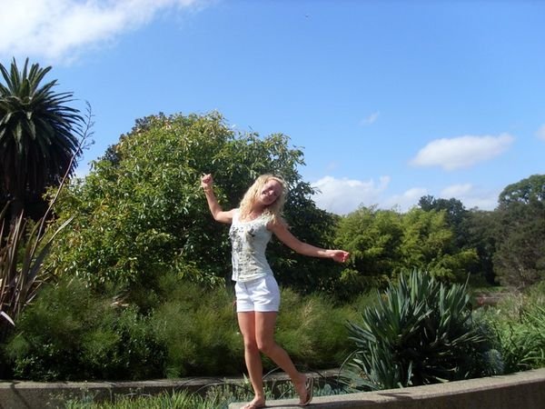 Julie i den botaniske have :)
