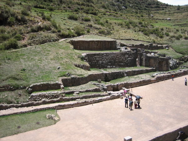 The Inca bath house
