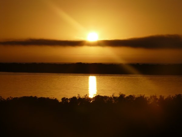Sunrise on the lagoon