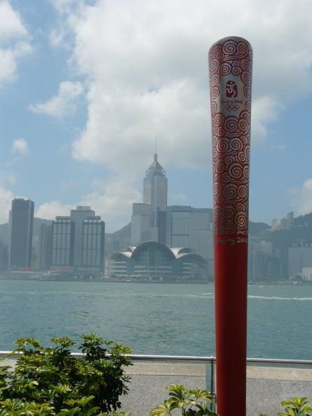 Olympic Torch in HK
