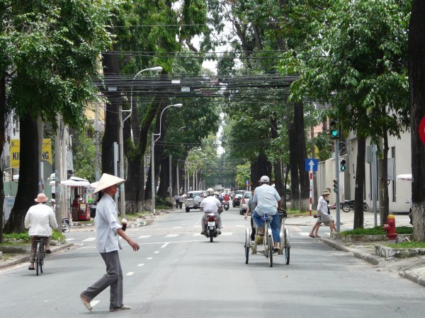 Check all the wires! HCMC streets