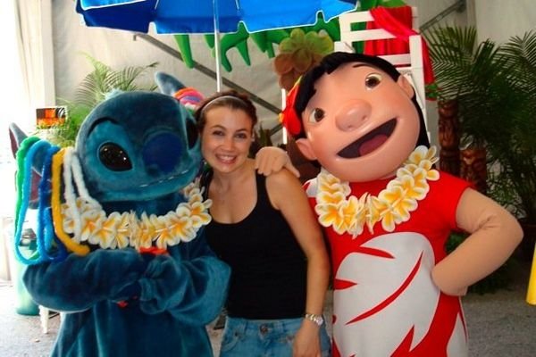 Me with Lilo & Stitch at Backstage Magic