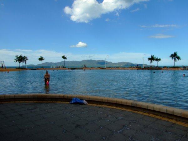 Toensville lagoon with Magnetic island in the background