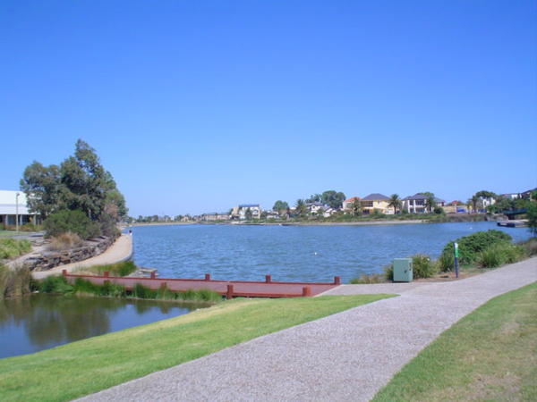 Walkway  across Lake