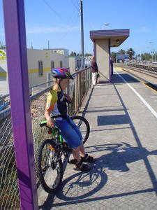 Waiting for the train Waiting for the train