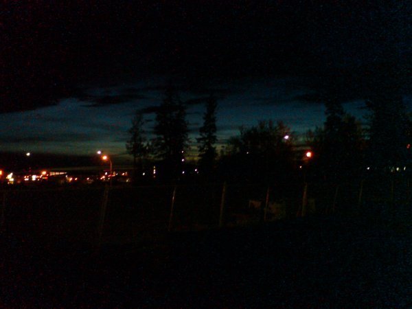 Midnight in northern BC