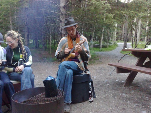 Campfire ukulele