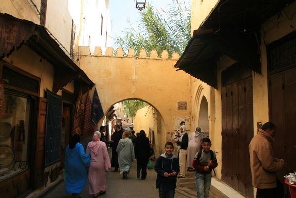 In the marketplace and the medina maze