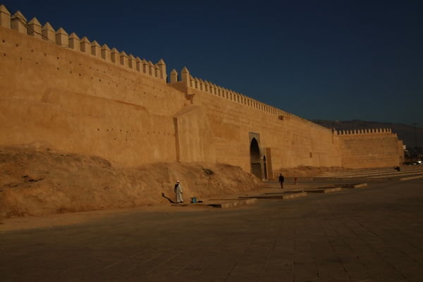  The Medina wall around old Fez