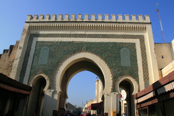 The Main Gate into Old Fes Medina