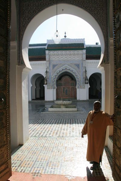 View of the inside of a mosque
